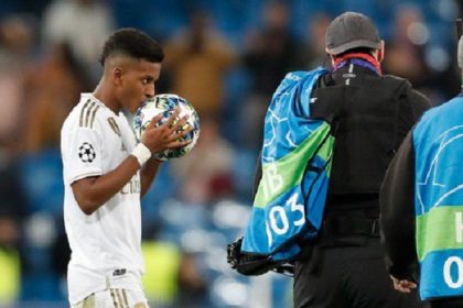 Rodrygo hat-trick